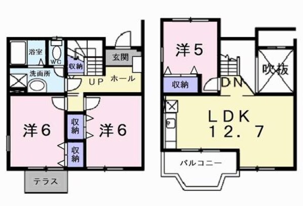 カーペンターＩの物件間取画像